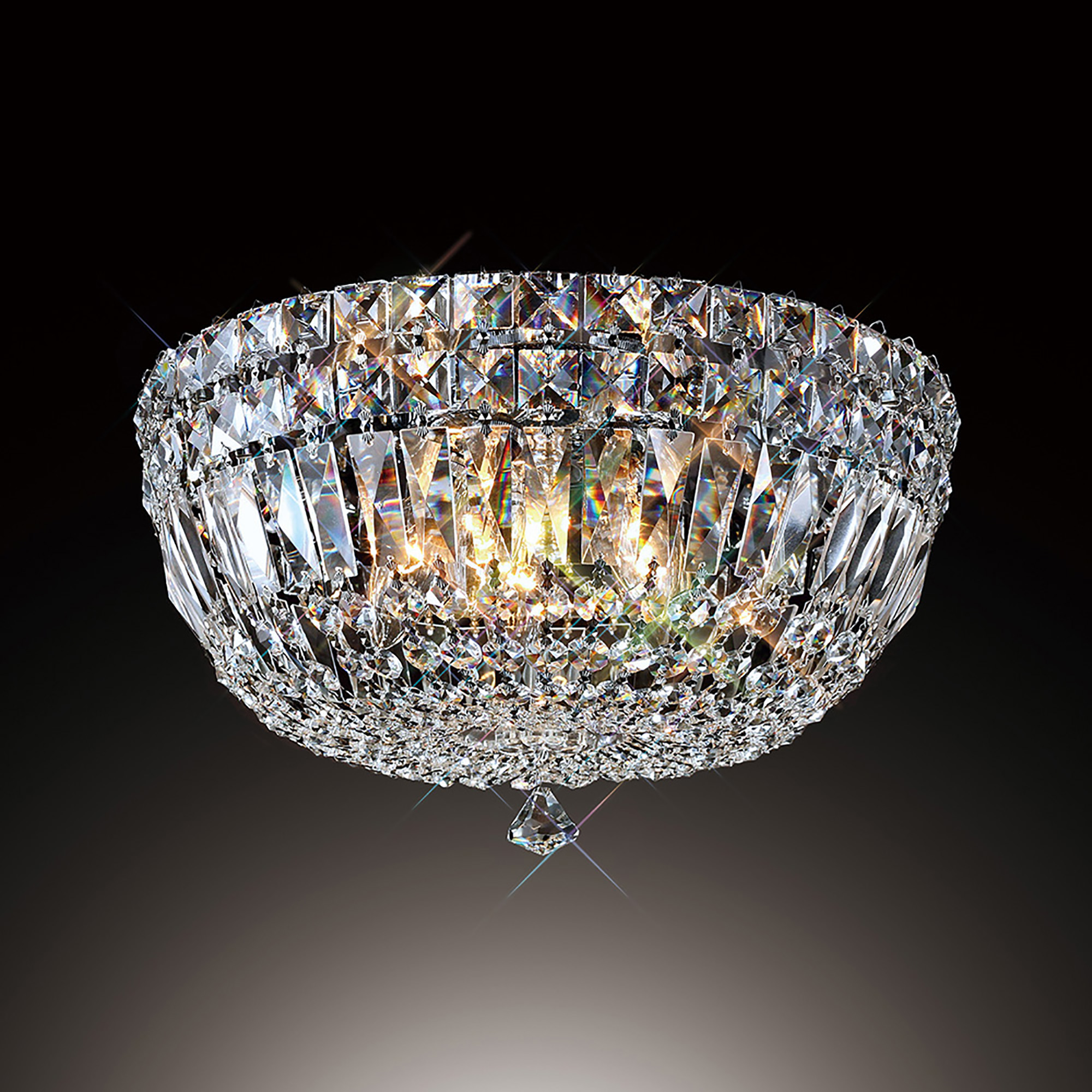 IL31480  Georgina Crystal  Flush Ceiling 3 Light